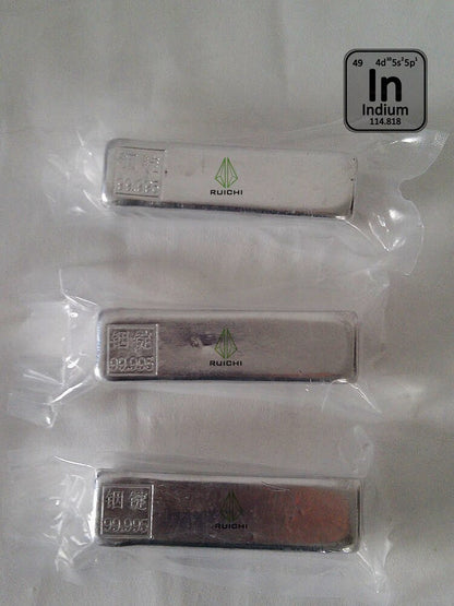 10kg Indium 99.995% Pure Indium Metal Ingot