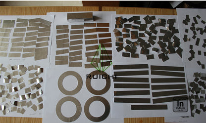 0.15mm 두께의 인듐 포일 금속 시트 99.995% 순수